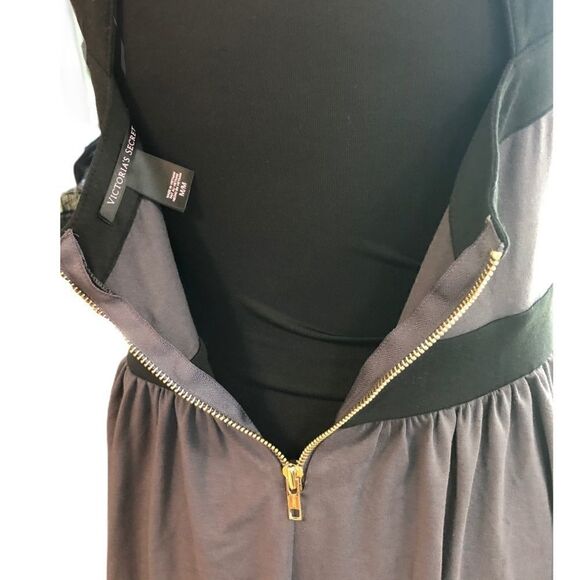 Victoria’s secret gray open back bow dress sz M - Picture 11 of 13